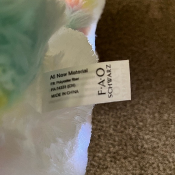 FAO Swartz Unicorn Color Changing Light Up Music Stuffed Animal - Picture 9 of 13